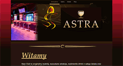 Desktop Screenshot of nightclubastra.pl